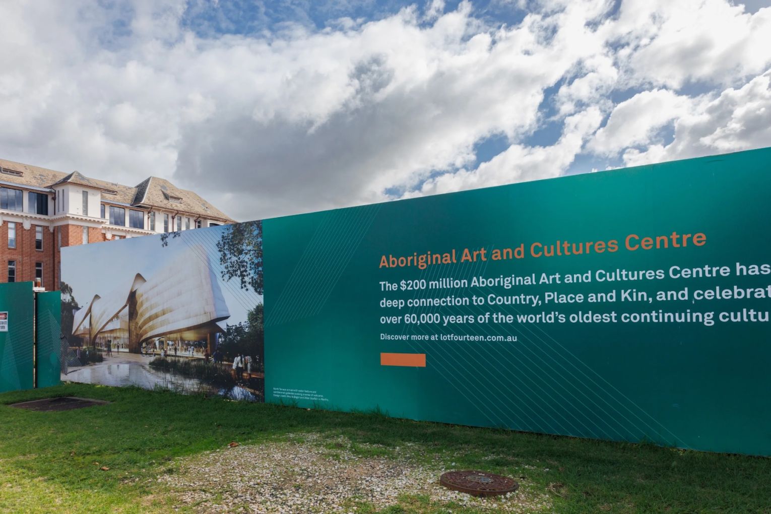 Aboriginal art applied to corporate identity assets and gallery installations