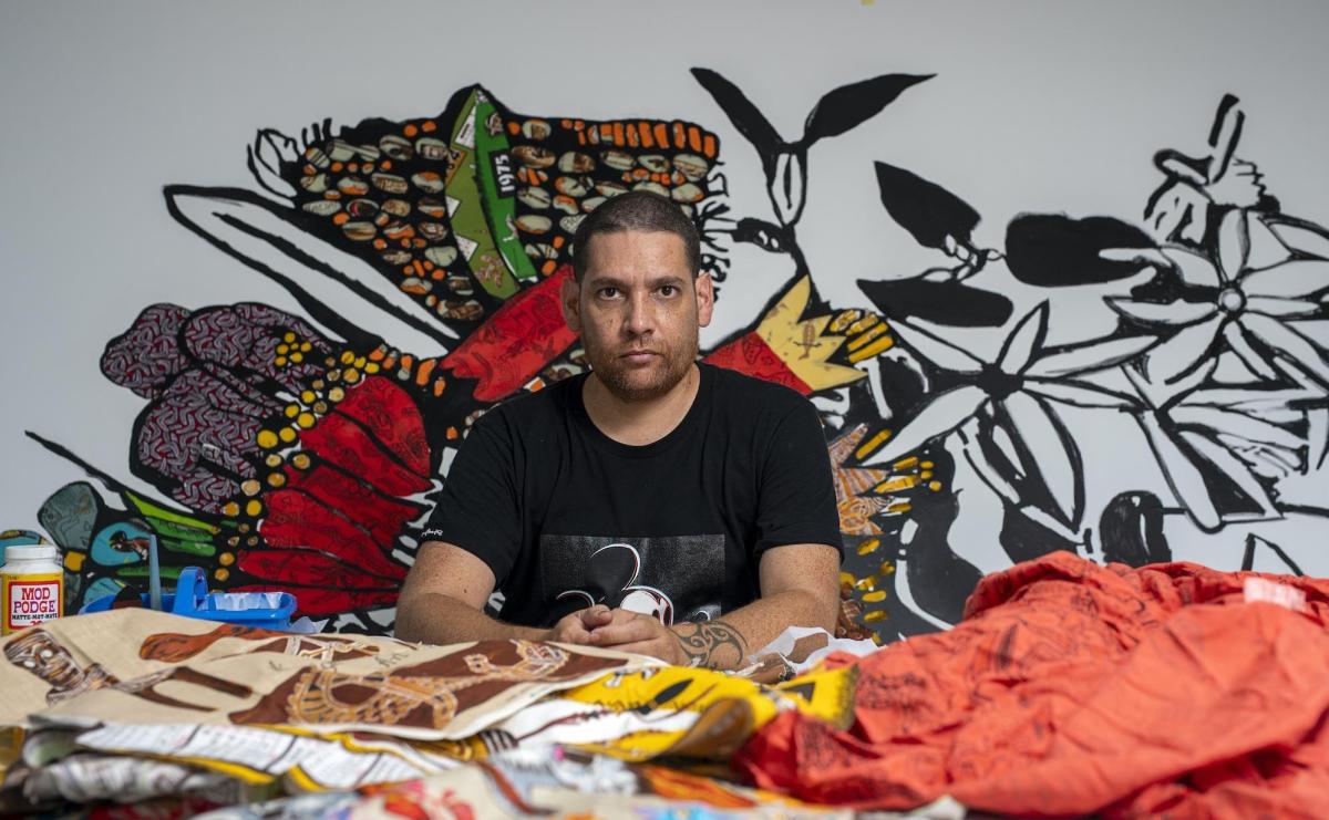 Indigenous artist working