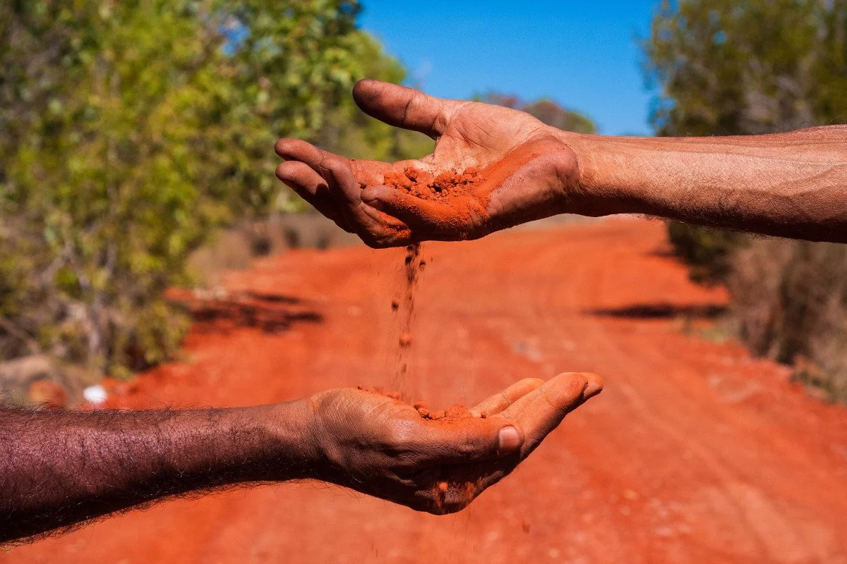 Red sands of mainland Australia Aboriginal Country