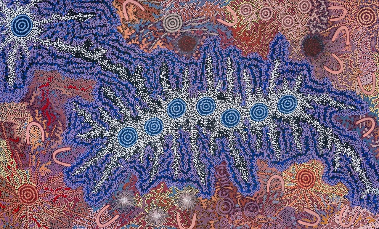 Gabriella Possum Nungurrayi Grandmother's Country dot painting