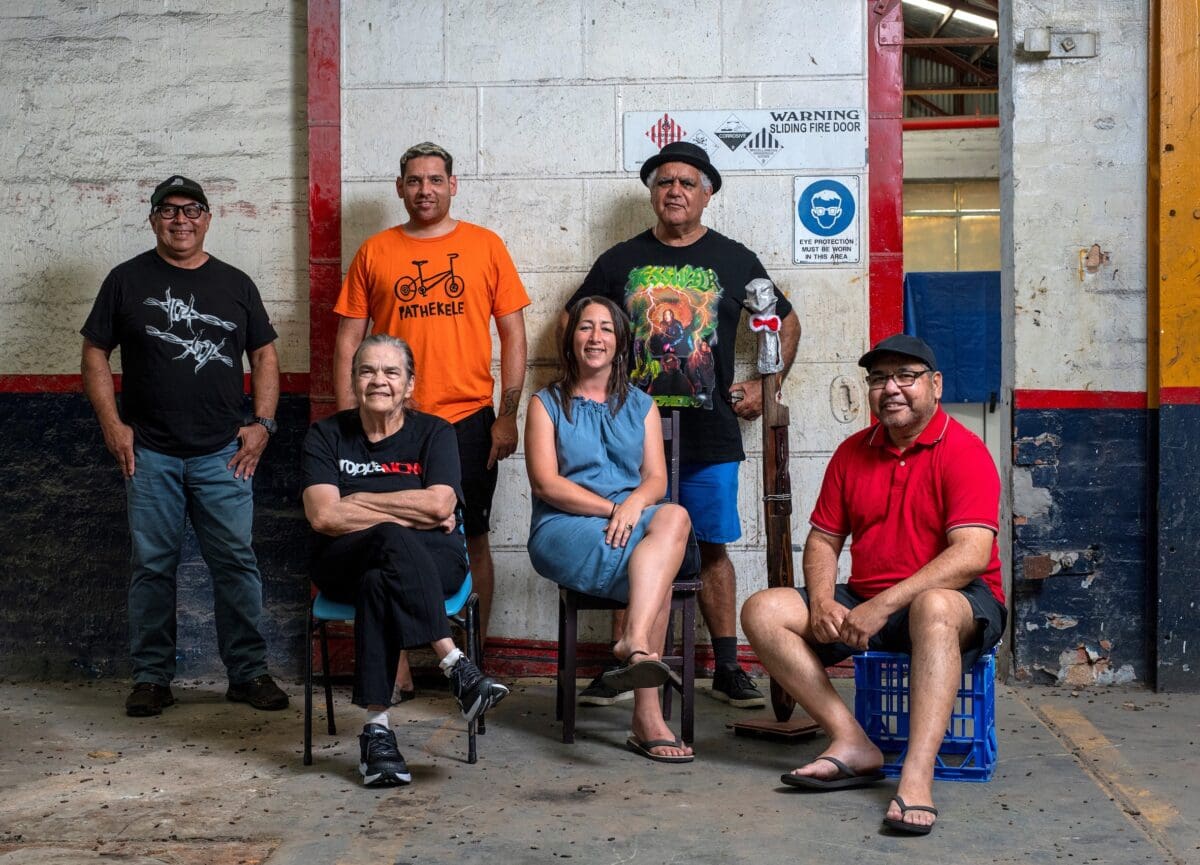 Members of the proppaNOW collective in Brisbane