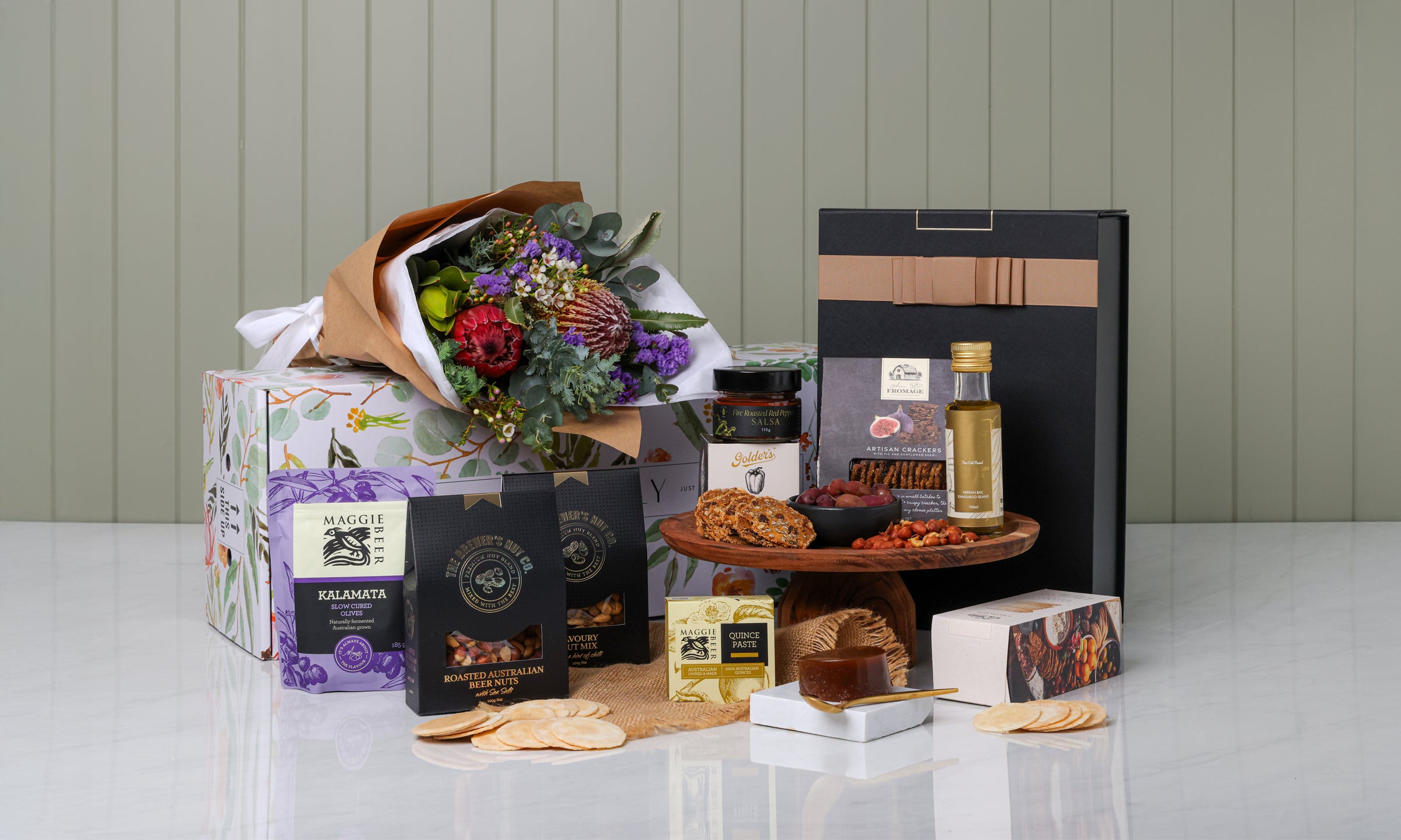 Australian native flower and bush food gift hamper