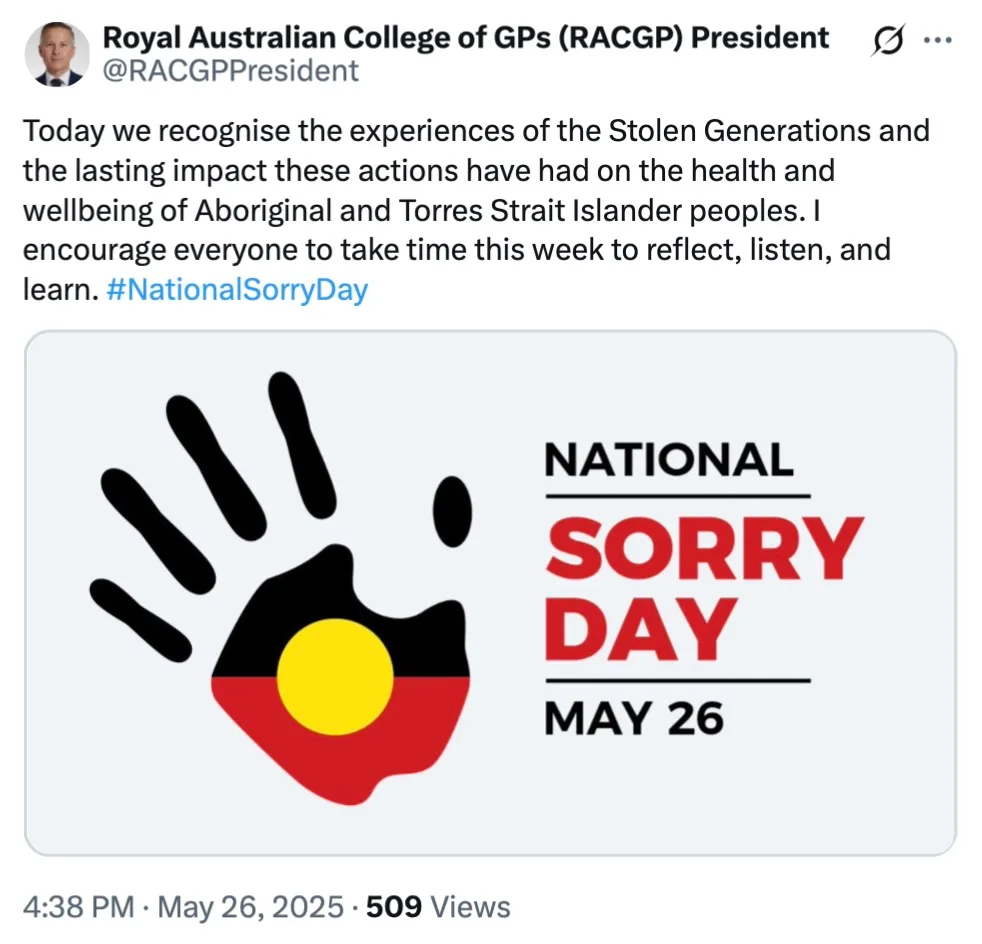 Community gathering for National Sorry Day commemoration