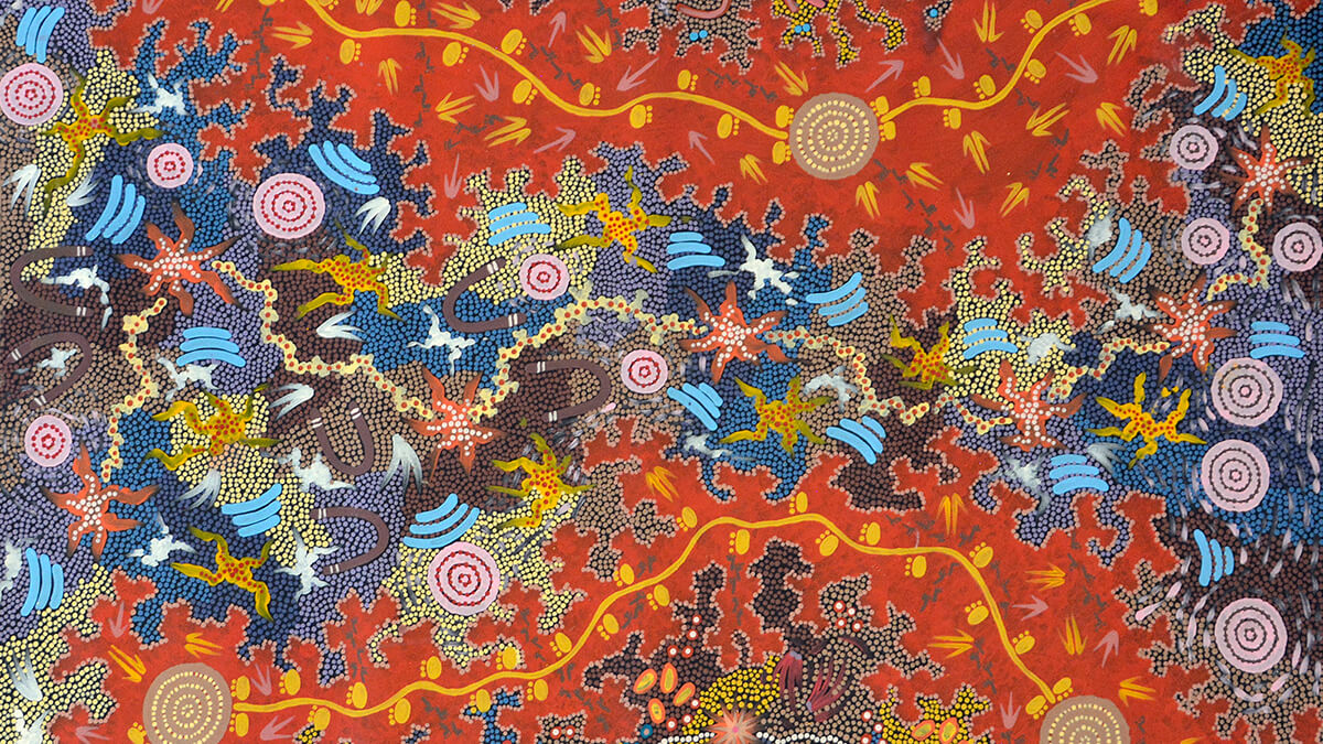 Contemporary Aboriginal art showing diversity beyond dot painting