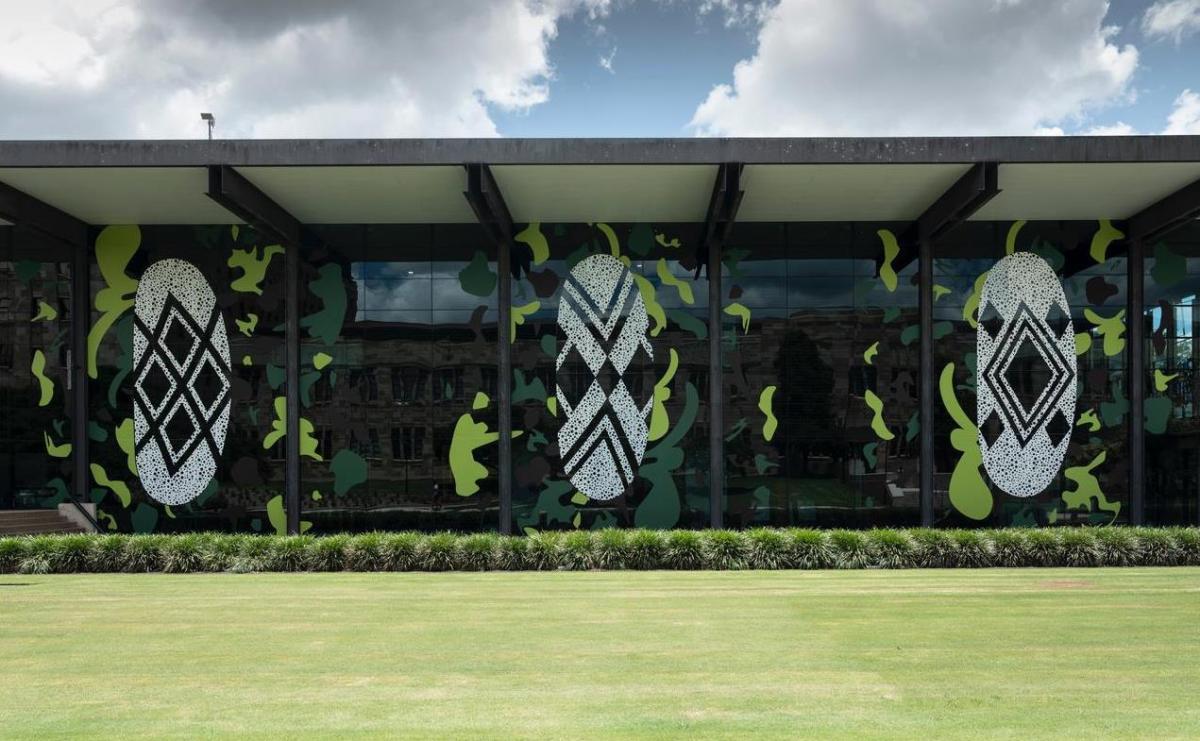 Urban Aboriginal art exhibition installation view
