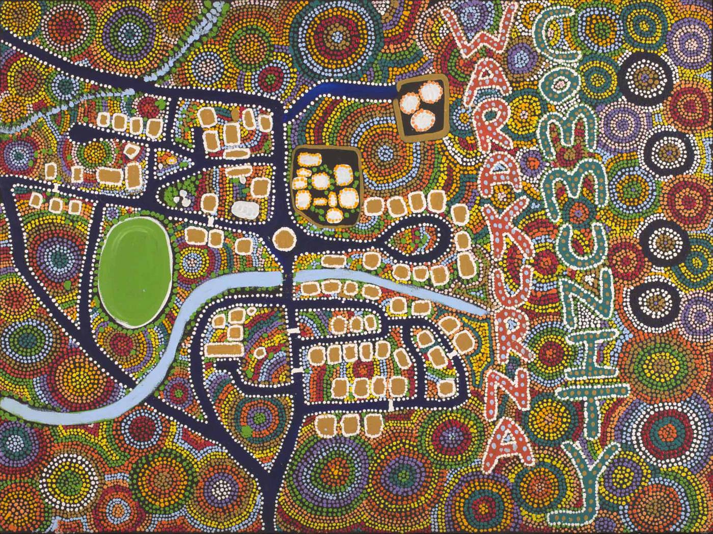 Warakurna community in the central Australian desert